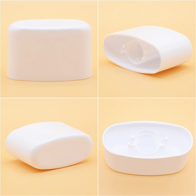 100% Sustainable Eco-Friendly Flat Oval Sugar Cane Sugarcane Resin Tube  Cosmetic Packaging for Hand Cream Body Lotion