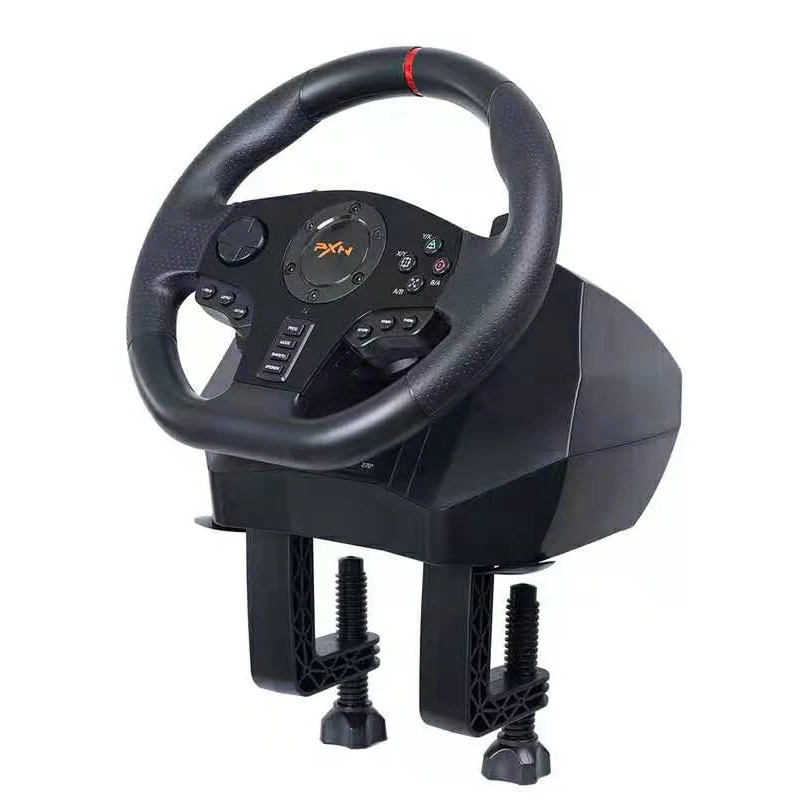 PXN V900 Dual Motor 900 Degree Racing Wheel with Pressure Sensitive Pedals for PC/PS3/PS4/Xbox One/SWITCH