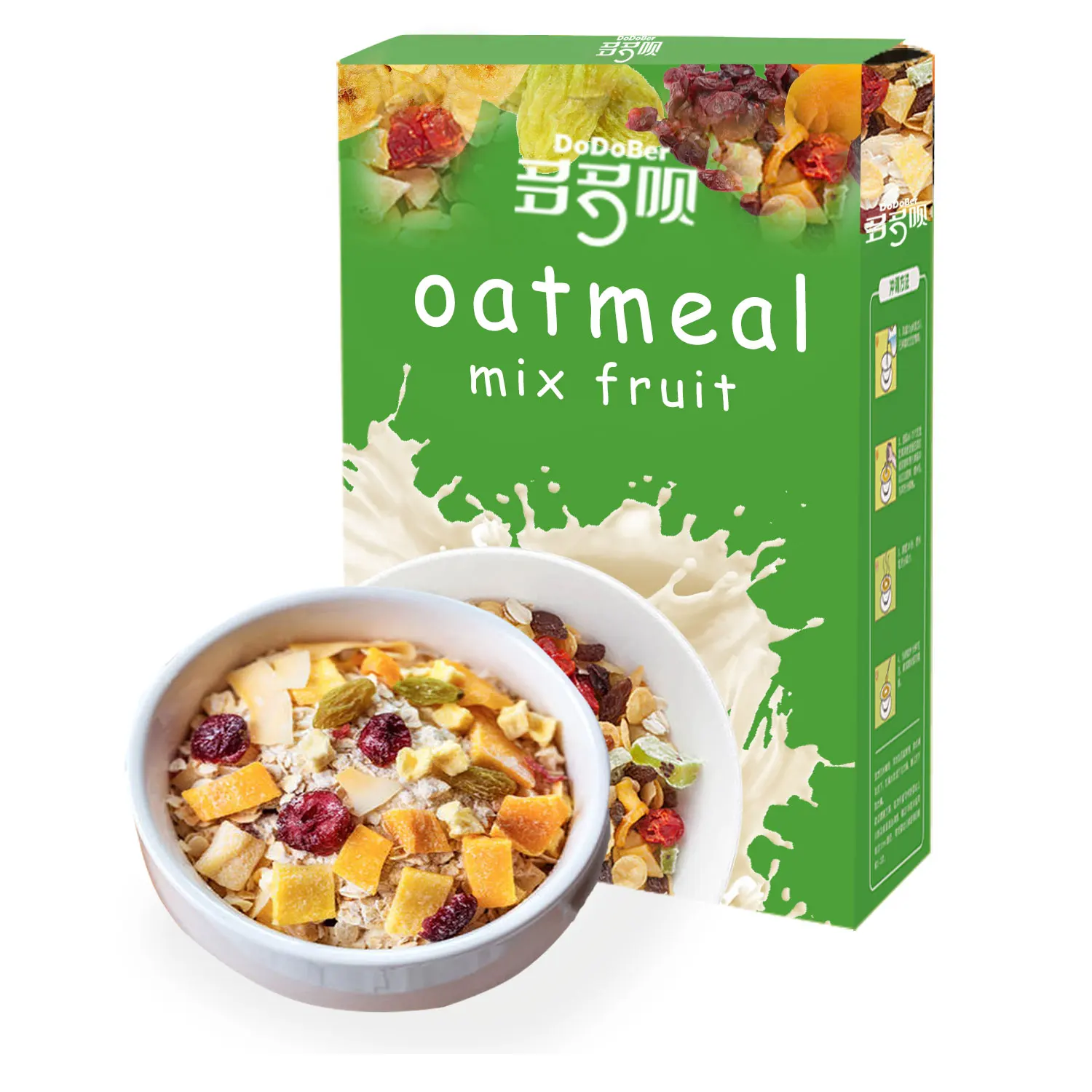 
top grade low-fat low-salt oatmeal fun food instant oatmeal breakfast for both adult and children diet supplement 
