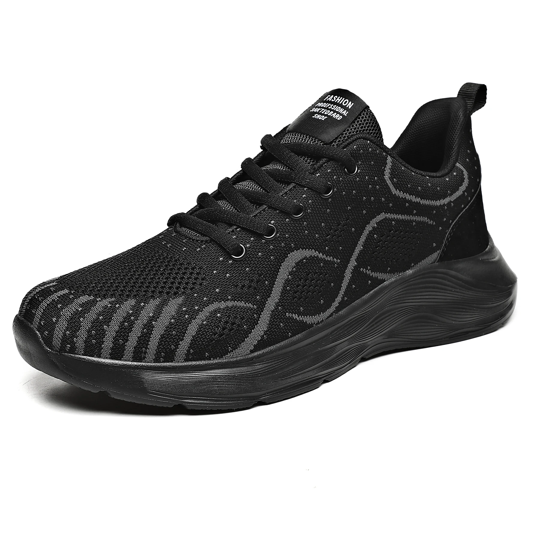 

Flying Woven Sneakers Men's Casual Shoes Sports Running Shoes 46 Size For men, Optional