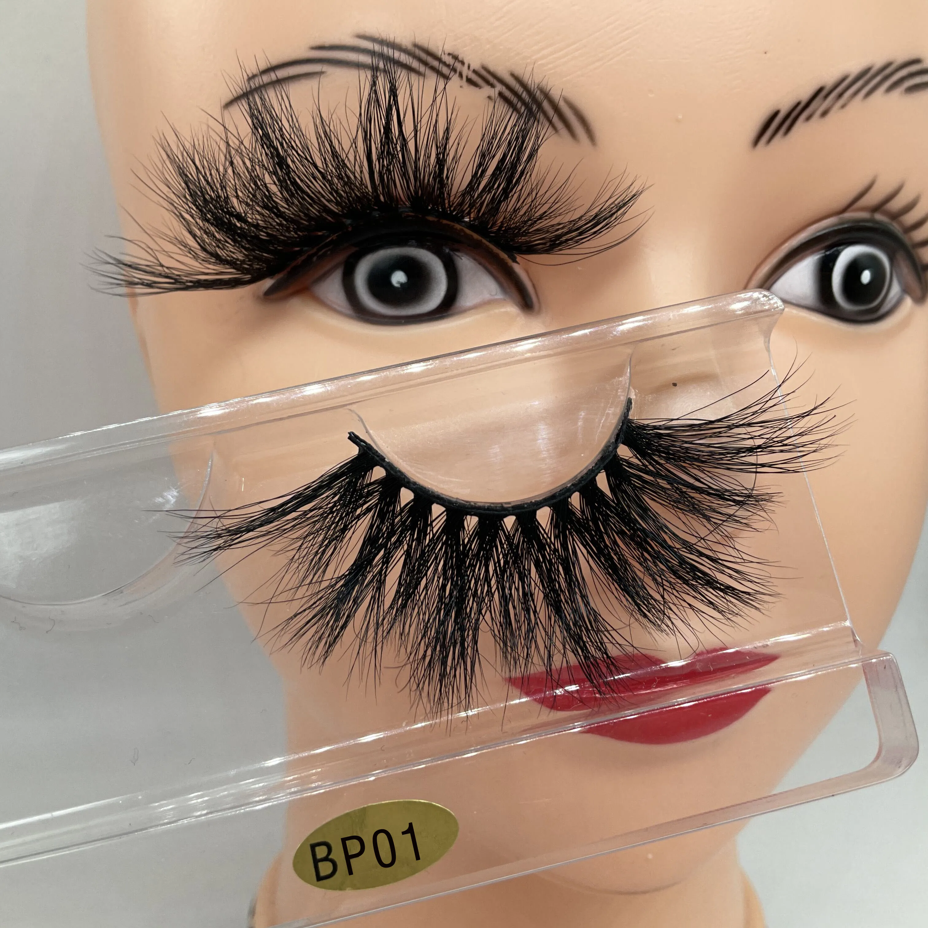 

Best Selling Fluffy Mink Lashes cases 3d 25mm eyelash boxes lashes3d wholesale vendor 25mm, Black color