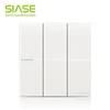 Custom LOGO Power electrical full button 3gang wall large switch