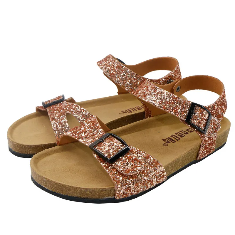 

In Stock sparkly classic girls fashion shoes sandals