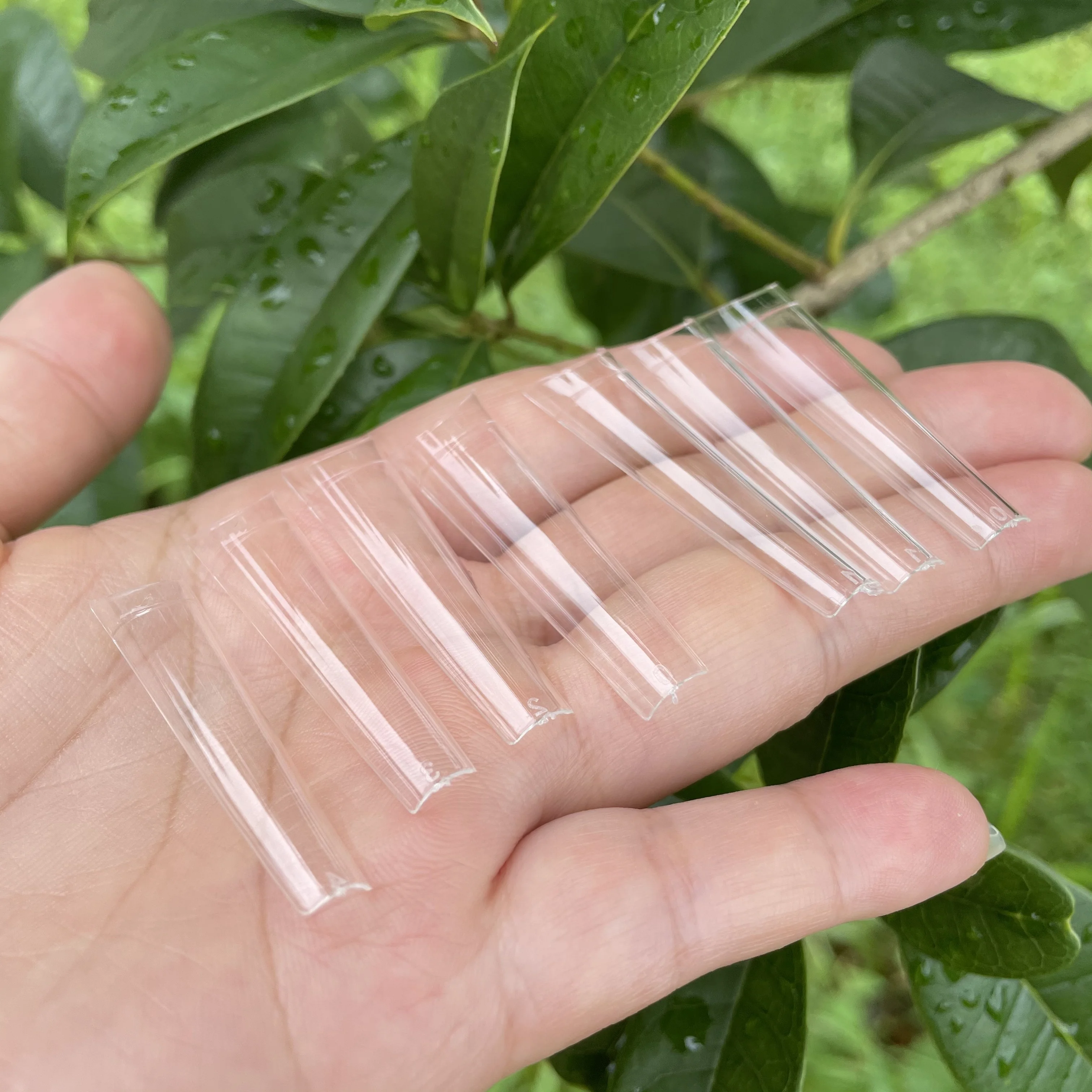 

Xxl Straight Long Coffin Tips Non C Curve Finger Nail Tip New Arrival Acrylic Abs Square Tips For Over 40mm Length, Natural white clear