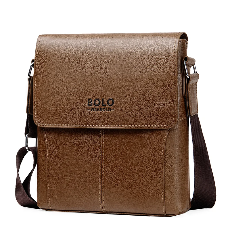 

simple Men's bag solid color Single Shoulder Messenger Bag retro leisure backpack fashion travel bag