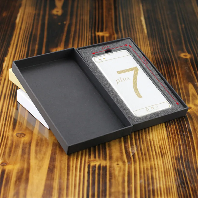 

Only 100pcs Customized OEM Logo Black Kraft Paper Box for Mobile Phone Case, for iphone 11 case packaging box