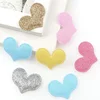 50 per pack sequins heart love embroidery cloth stickers patch