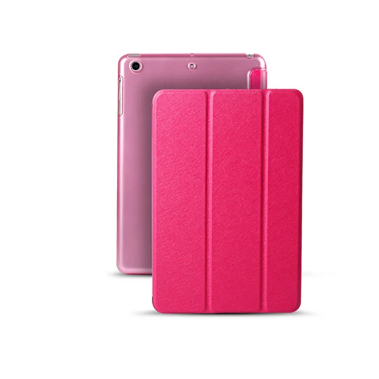 

Wholesale thin and light smart sleep PU leather tablet case