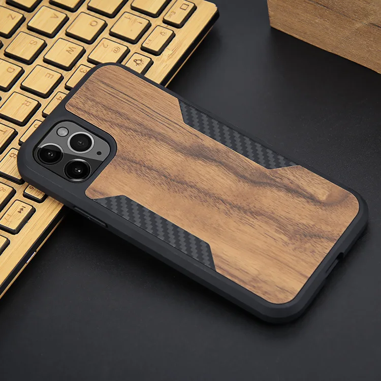 

Wood for iphone 11Pro Max mobile phone case fully covered with wood original design