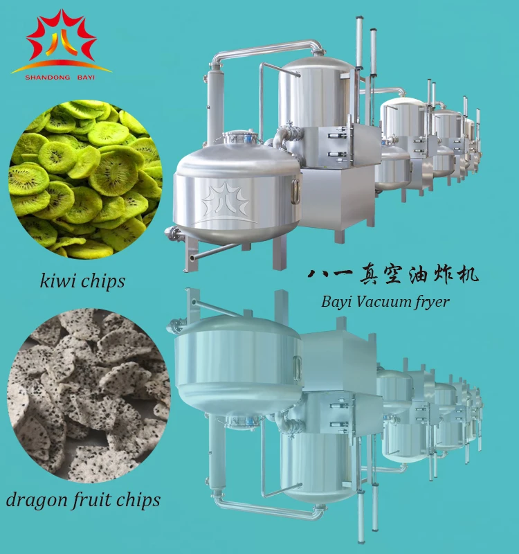 Chips vacuum fryer