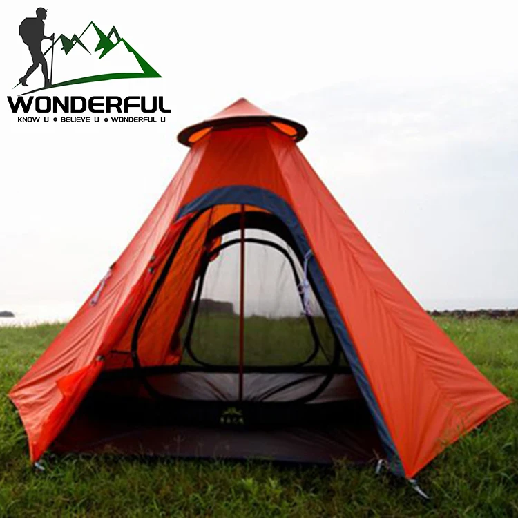 

Weight Outdoor Portable 4 6 Person Light Waterproof Family Travel Pyramid Camping Tent