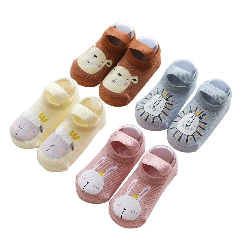 

Children's baby floor cartoon printing glue non-slip toddler shoes custom socks, Pantone color