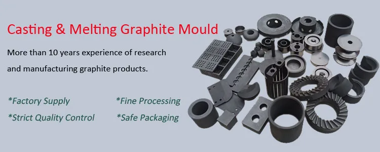 Graphite boat for casting aluminum gold ingot 