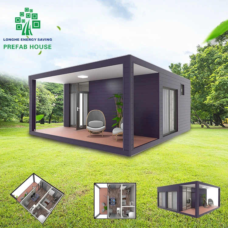 China Prefabricated Houses Large Prefab Homes Prefab Villa House Luxury, View tiny prefab villa house luxury large prefab homes, LONGHE Product Details from Shandong Longhe Energy-Saving Technology Co., Ltd. on Alibaba.com