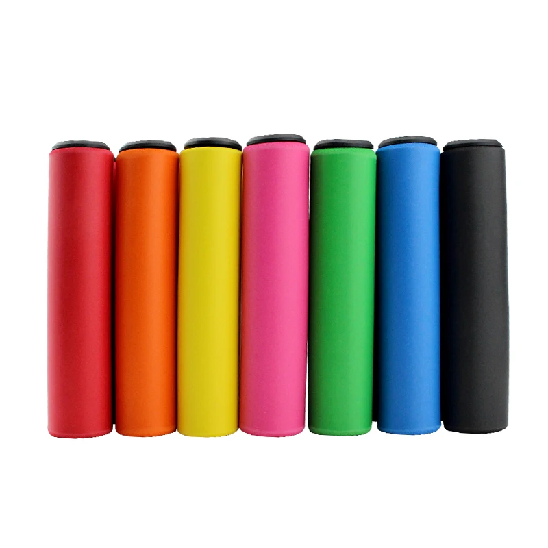 

Bike Grips Ultralight Silicone Material MTB Anti-slip Bicycle Handlebar Grips, Black/orange/pink/red/yellow/green