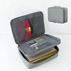 Double Layer Documents Holder Bags For Documents Portable Filing Pouch Document Carry Bag Zipper Closure Documents Packing Cube