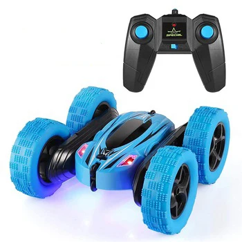 

2020 Hot Sale JJRC D828 RC Racing Car 1/24 Remote Control Stunt Car 2.4G 4WD Double-Sided 3D Flip Radio Control Car Toys for Kid, Green / blue / red / black
