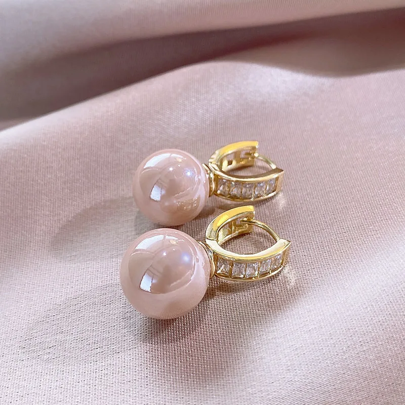 

2022 New Trendy Women's Earrings U-shaped Earrings Fashion Thin Pearl Earrings Design Sense Geometric Gold Zinc Alloy CLASSIC ZG