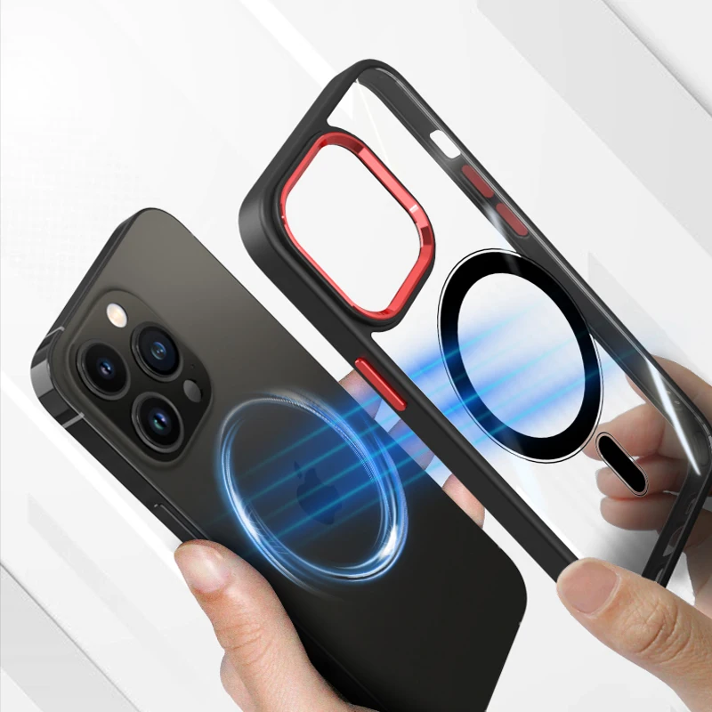 

Magsafe Case for iPhone 13 pro max novationcase wireless charging Magnetic Phone Case for Magsafe phone Case