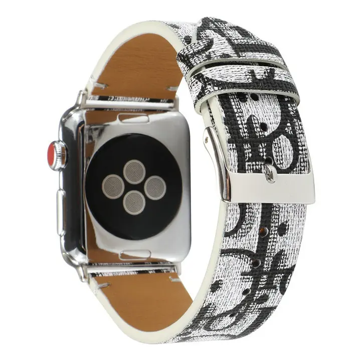 

Fashion Brand Watch Strap For iWatch SE 7 6 5 Replacement Luxury Watch Band Adjustable Wrist Strap For Apple Band 41 45mm, 4 colors