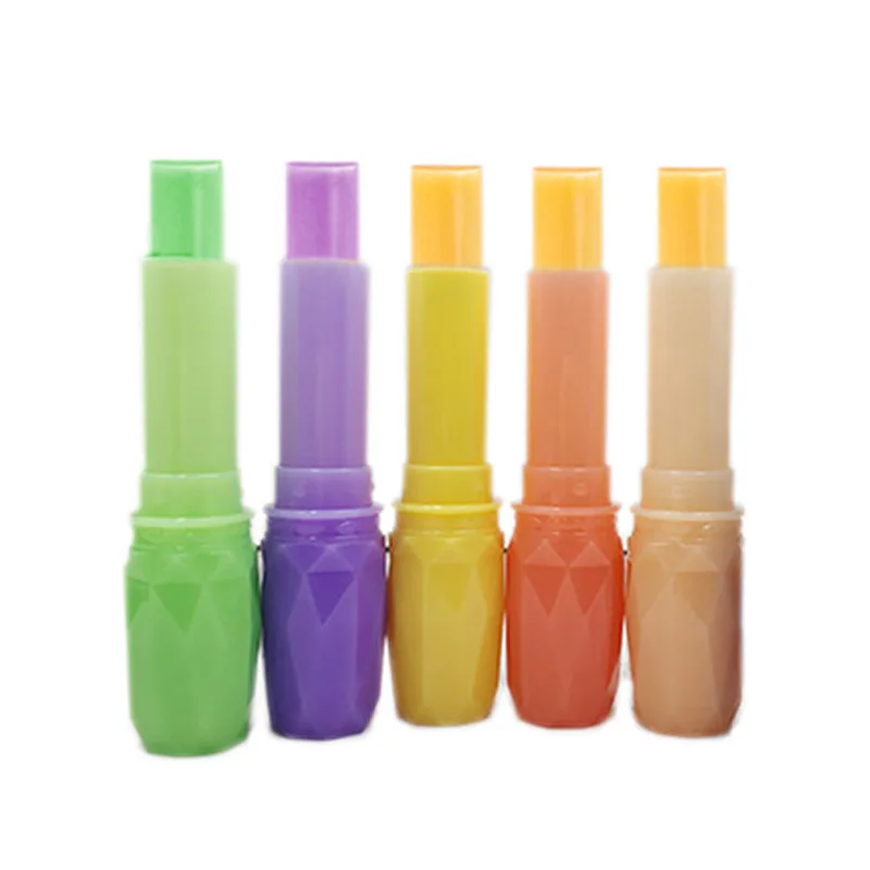 

New Color Changeable Moisturizing Fruit Vegan Lip Blam Stick Lip Balm Private Label
