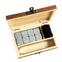 

2020 Amazon hot sell Eco-Friendly Marble Ice Cube Stone Wholesale custom wine ice stone set
