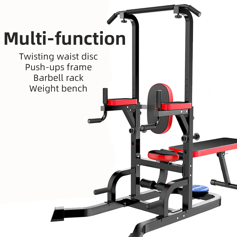 

SD-302 Multi functional home gym body building equipment adjust the height to 226cm pull up bar station with bench