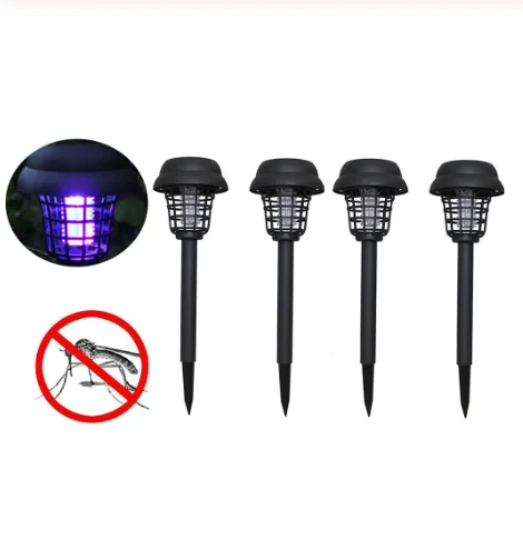 

LED Solar Lamp Lawn Light Anti Mosquito Bug Zapper Waterproof Sensor Control Outdoor Yard Garden Lamp