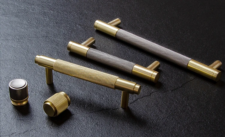 New Arrival T Type Knurled Handles Modern Design Knurling Texture ...