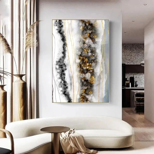 60*120 Modern Picture Decorative Living Room Bedroom Wall Decorative Oil Painting Art Wall Mural Artwork for Dining Room