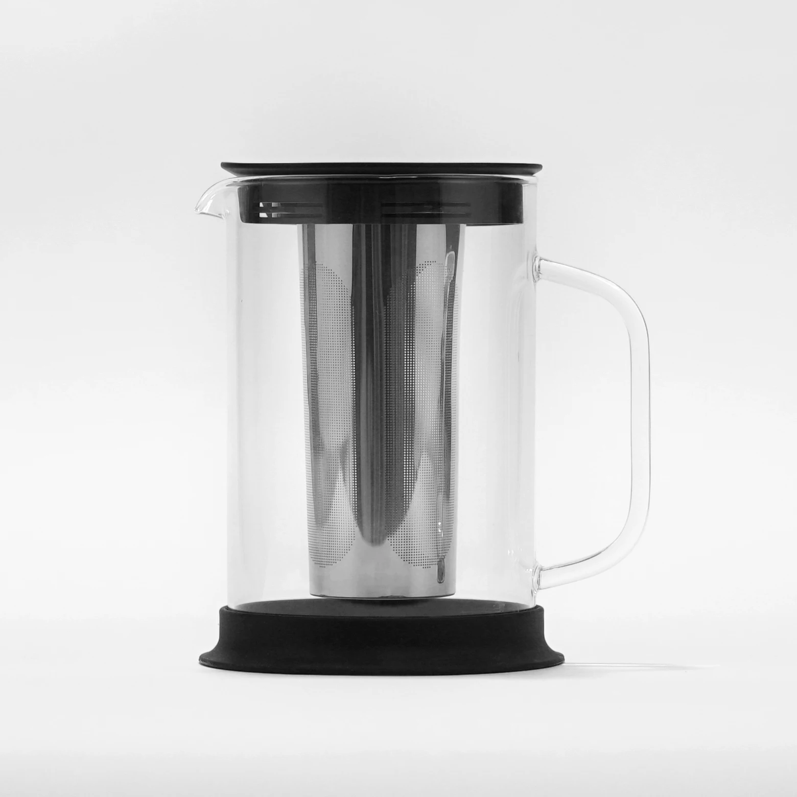 

Large Capacity 304 Stainless Steel Filter High Borosilicate Glass Cold Brew