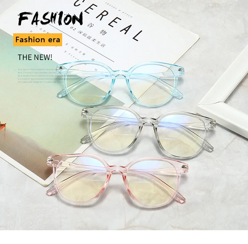 

high quality blue light blocking round optical frames wholesales women eyewear men eyeglasses design eye glasses newest 2021, Multi-colors
