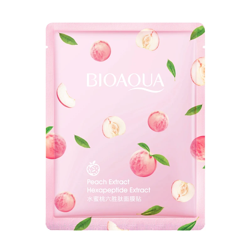 

Private label BIOAQUA mask for skin care organic peach Moisturizer beauty mask facial