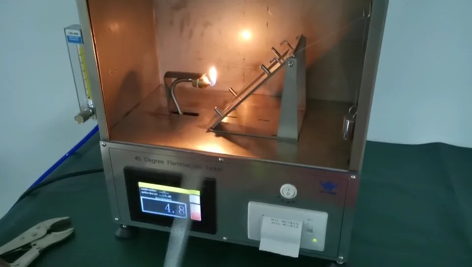 Iec 60695-2-20 Hot Wire Ignition Test Machine Flame Test Chamber - Buy ...