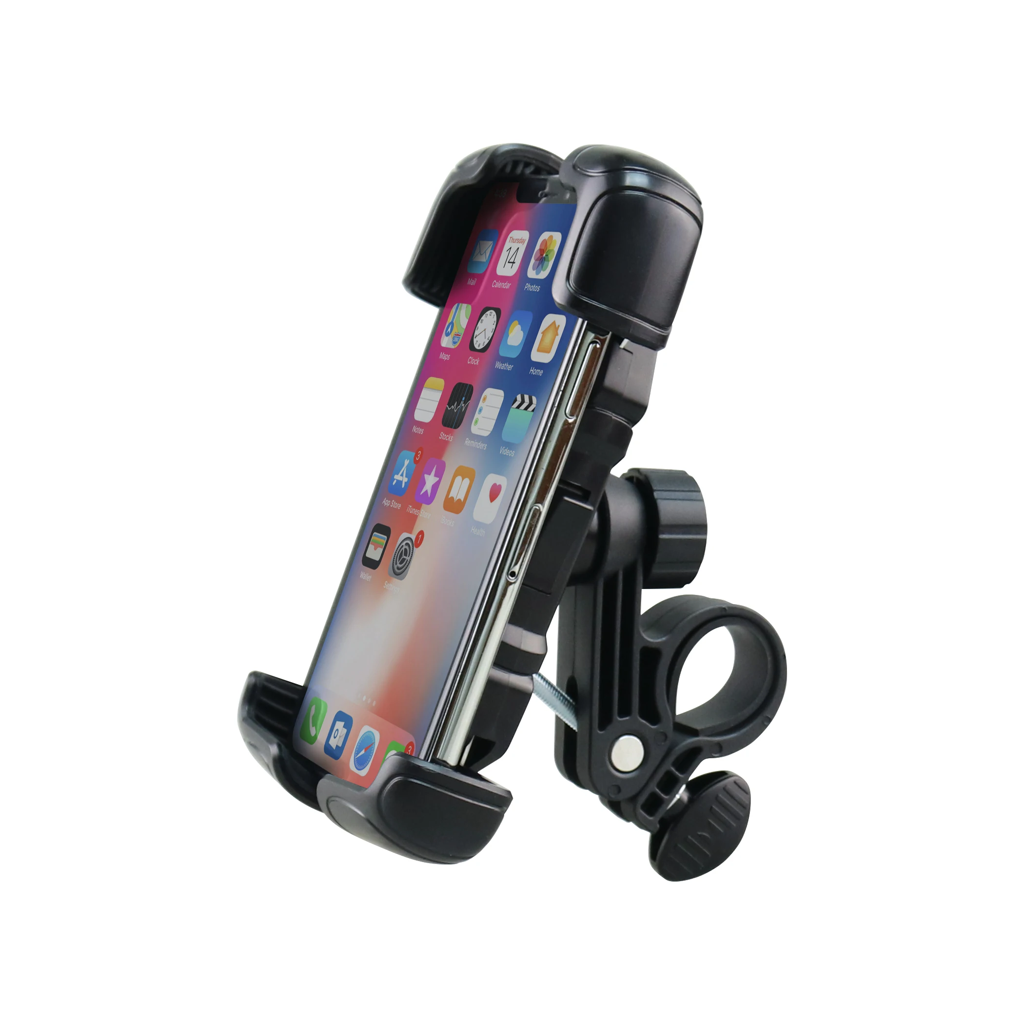 

Premium quality outdoor accessories theftproof anti-skip bike phone mount for universal 4-7 inches mobile phone