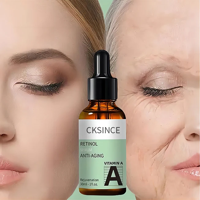 

CKSINCE dropshiping organic skincare anti aging wrink smoothing hyaluronic retinol vitamin a serum for face