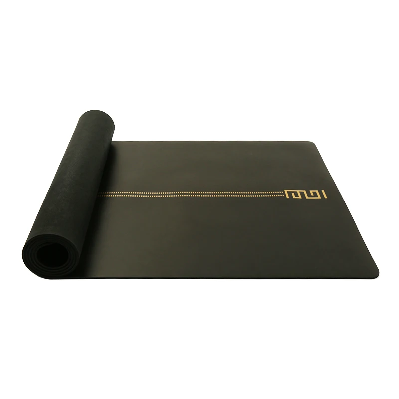 Private Label custom  silk printing PU material natural rubber yoga mat