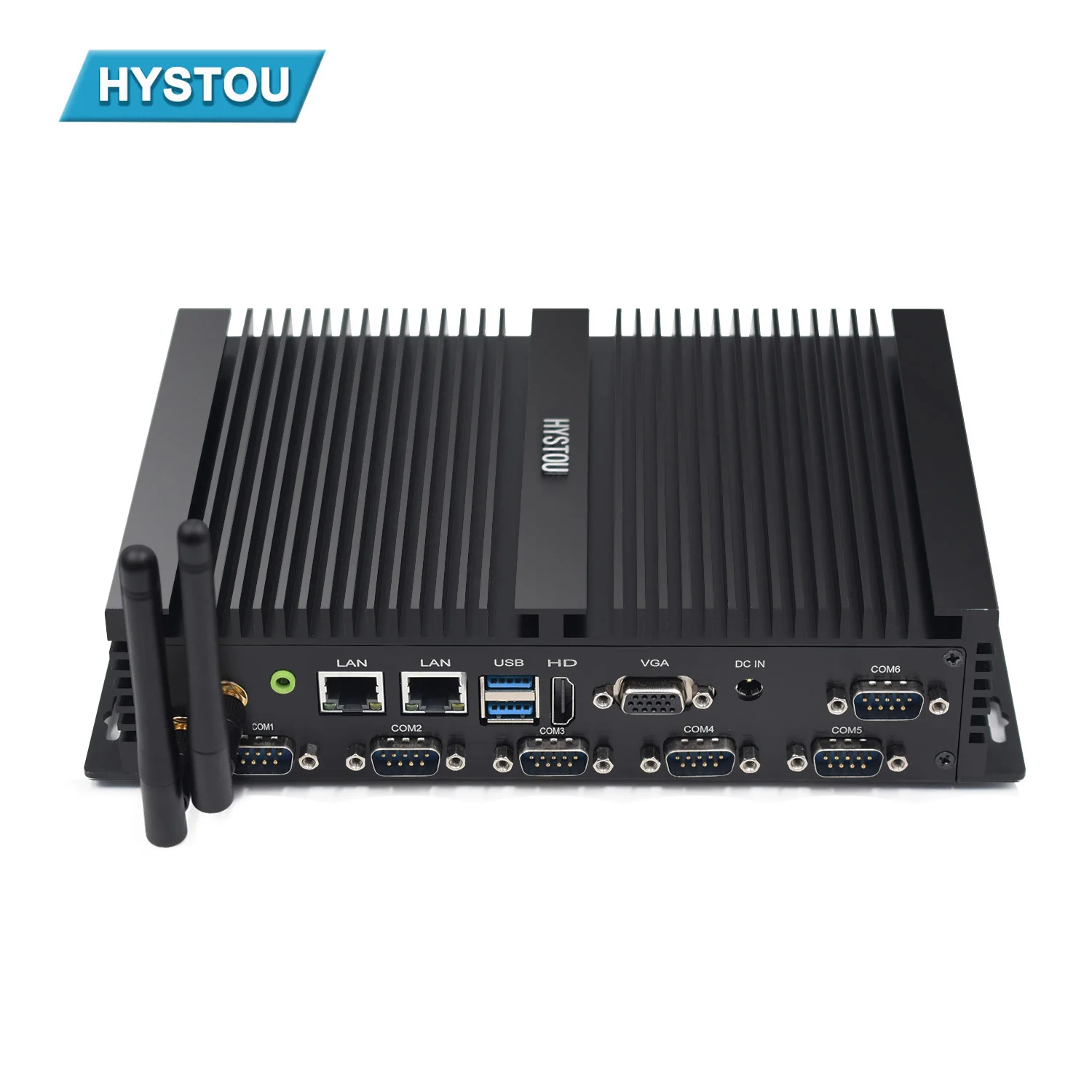 

HYSTOU Popular Design Nuc J4125 Mini Pc Desktop Embedded Industrial Computer