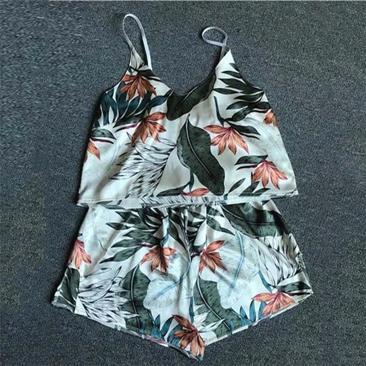 

2020 fashion hot selling high quality soft short cotton girls' sleepwear