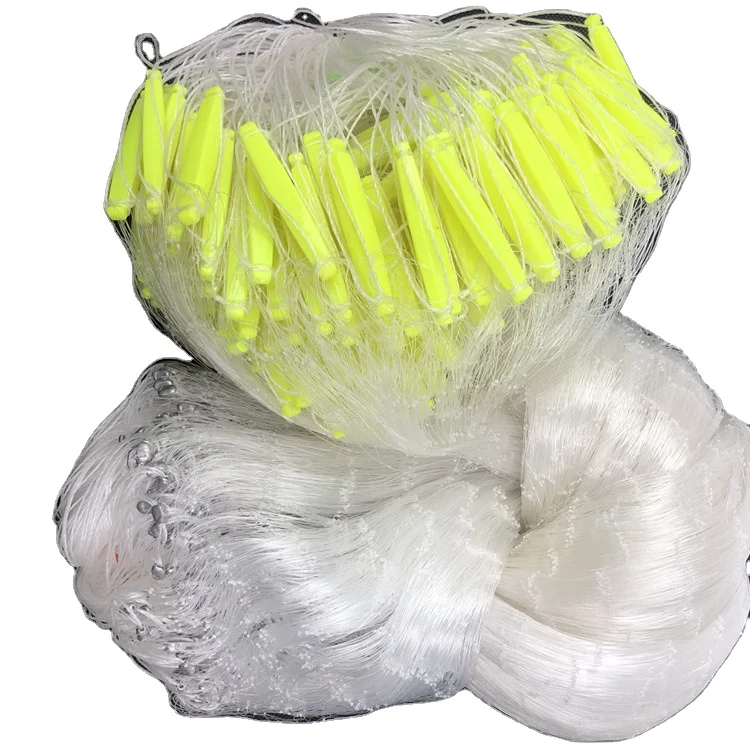 

fish trap gill net small 3 layers nylon fish fishing catch net gill nets, White or according to request
