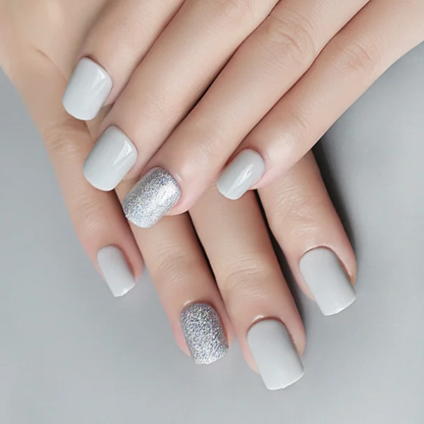 

pre glued press on nails gel press on nails trendy press on nails