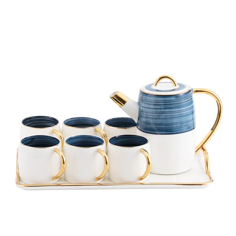 

Zogifts European Bone China Small Luxury Gold-plated Coffee Cup Tea Porcelain Set Ceramic Home Afternoon Tea Cup Saucer Sets