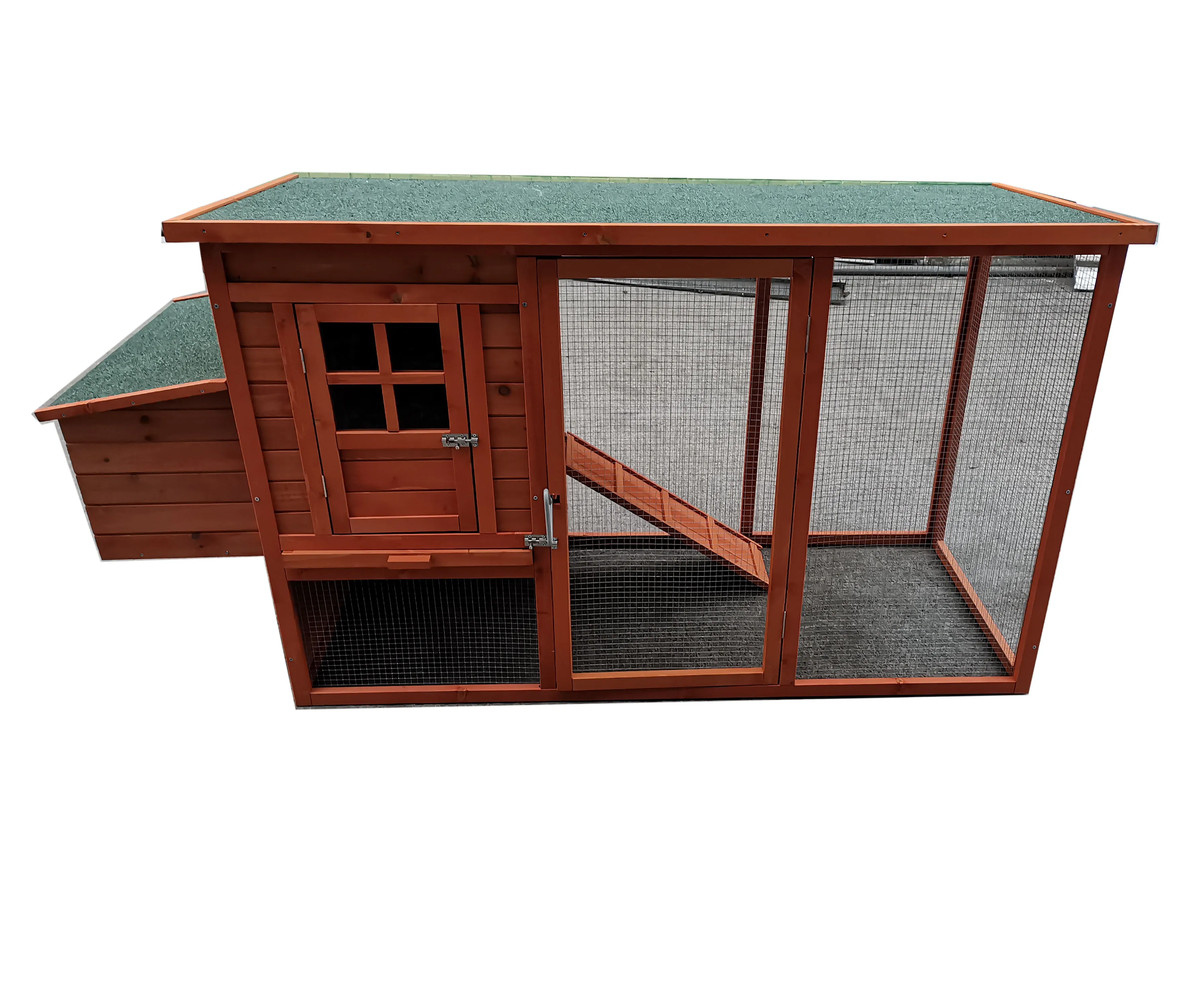 

custom OEM automatic Large pet Cage door sale Hen layer cheap Wooden Chicken Coop with large run, Nature or custom made