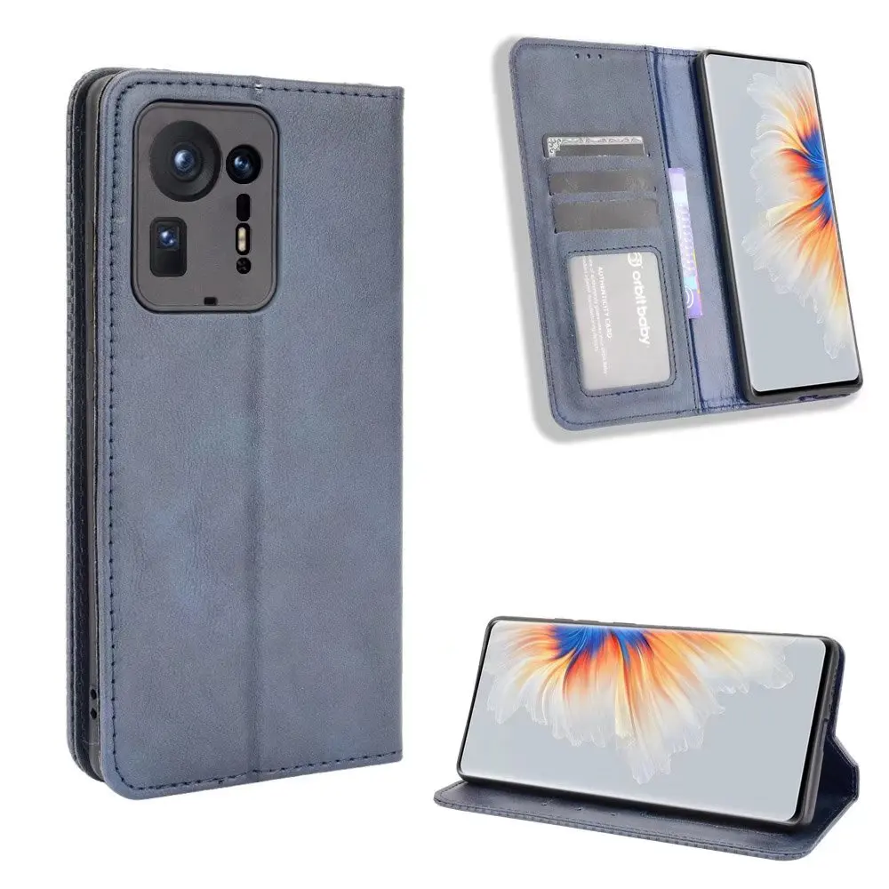 

Retro Flip Wallet Leather Case Cover For XIAOMI MI Mix 4, As pictures