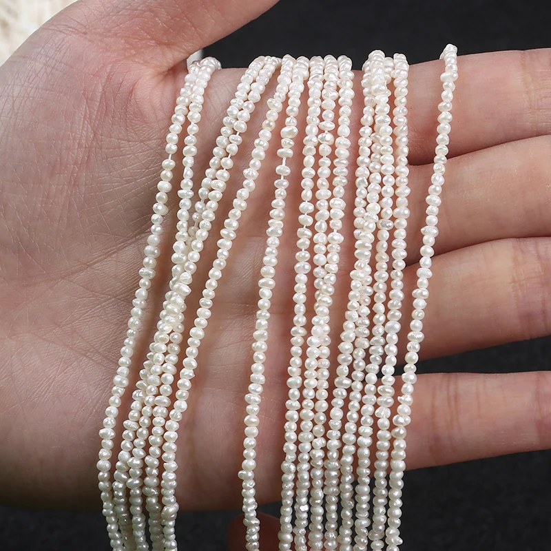 

Hot Sale  Natural White Potato Shape Freshwater Pearl