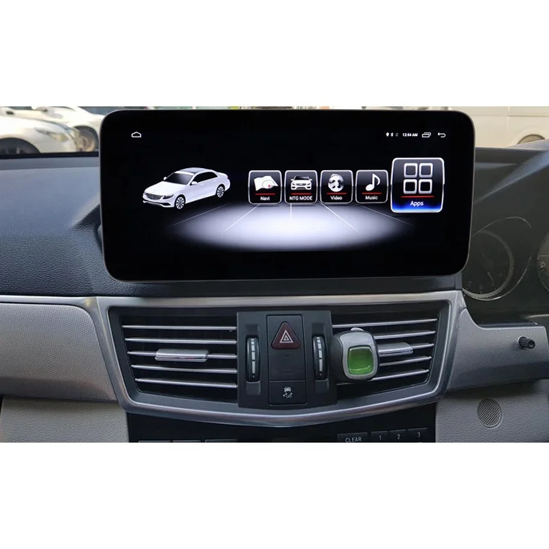 

Dashboard monitor RHD E CLASS W212 android 8 round corner blue ray screen E200 HD 1920 anti-glare 4g ram device E250 NAVI radio