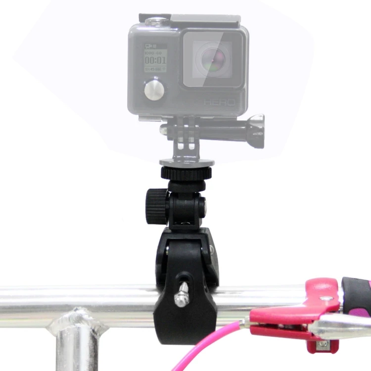 

Wholesale PULUZ Motorcycle Bicycle Handlebar Holder with Tripod Mount Screw for GoPro HERO9 Black