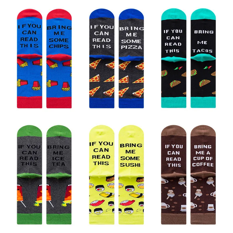 

Men Novelty Socks - If You Can Read This, Bring Me Some - Funny Novelty Crew Socks For Man