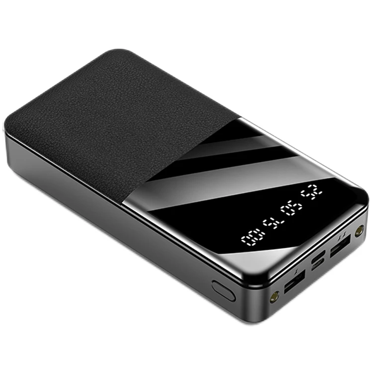 

UUTEK RSK8-2 Top1 portable charger 20000mAh power bank factory price high quality power bank mini power bank, Black,white