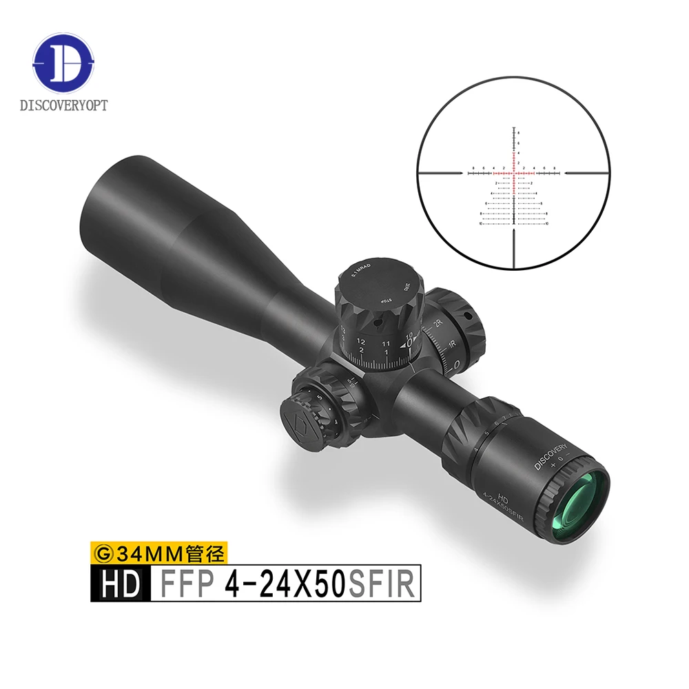 

HD FFP 4-24X50SFIR Renew with zero stop Function Hunting & Shooting Riflescope